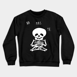 NAMASTE Skeleton Crewneck Sweatshirt